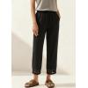 image:imageAcelitt Women Drawstring Elastic Waist Pants with Pockets SXXLBlack