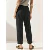 image:imageAcelitt Women Drawstring Elastic Waist Pants with Pockets SXXLBlack
