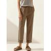 image:imageAcelitt Women Drawstring Elastic Waist Pants with Pockets SXXLBrown