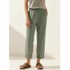 image:imageAcelitt Women Drawstring Elastic Waist Pants with Pockets SXXLGreen