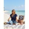 image:imageAcelitt Womens Sweater Vest Crew Neck Cap Short Sleeve Casual Loose Fit Knit Pullover Tops Oversized Sleeveless Tank TopNavy Blue
