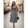 image:imageAcelitt Summer Maxi Dresses for Women 2026 Smocked Waist Gingham Dress Flowy A Line Beach Long Sundresses with PocketsDesert Palm