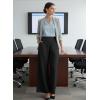 image:imageAcelitt Womens Linen Pants Casual Loose Wide Leg Palazzo Pants with Pockets Flowy Beach TrousersThai Curry