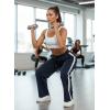 image:imageAcelitt Womens Track Pants Loose Wide Leg Jogging Sweatpants Side Striped Color Blocked Sport Pants Athletic RuningBlack