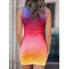 image:imageAcelitt Womens 2026 Summer Sleeveless Tank Dresses Cut Out Twist Bodycon Wrap Party Evening Mini DressMulticolor02