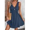 image:imageAcelitt Womens Casual Summer Sleeveless Dress SXXLNavy Blue