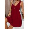 image:imageAcelitt Womens Casual Summer Sleeveless Dress SXXLRed