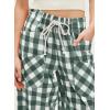 image:imageAcelitt Women Checkered Pants with Pockets SXXLGreen