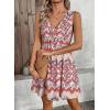 image:imageAcelitt Womens Casual Summer Sleeveless Dress SXXLFloral Pink