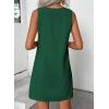 image:imageAcelitt Womens Casual Sleeveless Dress with Pockets SXXLDark Green