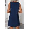 image:imageAcelitt Womens Casual Sleeveless Dress with Pockets SXXLNavy Blue