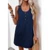 image:imageAcelitt Womens Casual Sleeveless Dress with Pockets SXXLNavy Blue