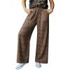 image:imageAcelitt Womens Casual Checkered Pants Elastic Waist Comfy Loose Wide Leg Pants with PocketsZelmwood