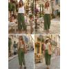 image:imageAcelitt Women Casual Lightweight Drawstring Elastic Waist Pants with Pockets SXXLLight Green