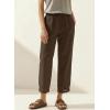 image:imageAcelitt Women Drawstring Elastic Waist Pants with Pockets SXXLCoffee