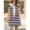 image:imageAcelitt Womens Summer Crewneck Striped Dress with PocketsSXXLLight Pink