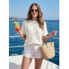 image:imageAcelitt Womens Short Sleeve Knit Sweater Tops SXXLOffwhite