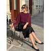 image:imageAcelitt Womens Chiffon Cape Blouse Asymmetrical Flowy Batwing Sleeve Crop Top Dressy Sheer Shawl ShirtBeige