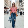 image:imageAcelitt Womens Short Sleeve Knit Tops 2026 Trendy Crewneck Striped T Shirts Casual Summer Blouses OutfitsZblack and Blue Striped