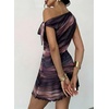 image:imageAcelitt Womens Summer Floral Off Shoulder DressSXXLTie Dye