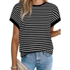 Z-black and White Striped