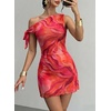 image:imageAcelitt Womens Summer Floral Off Shoulder DressSXXLOrange2