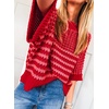 image:imageAcelitt Womens 34 Sleeve Striped Sweater TopsSXXLRed