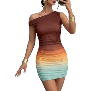image:imageAcelitt Womens Summer Floral Off Shoulder DressSXXLZ Tie Dye